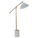 Estelle Floor Lamp in Brass/White Linen (550|SCH-175546)