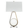 Emerald Table Lamp in Antique Brass/Marble/White Linen (550|SCH-175371)