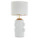 Bridget Two Light Table Lamp in Plaster White|Vintage Gold|Feather White Linen (550|SCH-175369)