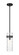 Fontaine One Light Pendant in Matte Black (224|7002P5-ROD-MB)