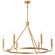Mavisten Edition Carbonia Six Light Chandelier in Lacquered Burnished Brass (165|1408)