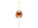 Colorella LED Wall Sconce in Rose Gold (62|3882-39 RG PI-OR)