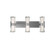 Hourglass LED Wall Sconce in Black (34|WS-91524-27-BK)