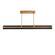 Desmond LED Pendant in Black/Aged Brass (34|PD-41548-30-BK/AB)