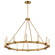 Duchess LED Chandelier in Natural Aged Brass (16|38448IBNAB)