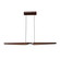 Dakota LED Linear Pendant in Walnut (347|LP21647-WT-UNV)