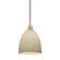 Porcelina One Light Pendant in Brushed Nickel (102|PNA-8844-18-PLET-NCKL-RIGID)