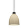 Porcelina One Light Pendant in Matte Black (102|PNA-8844-18-PLET-MBLK-RIGID)