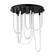 Soleil LED Flush Mount in Black (86|E24987-BK)