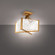 Emblem LED Flush Mount in Aged Brass (281|FM-32112-AB)