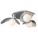 Yoki Three Light Semi-Flush Mount in Natural Iron (39|122110-SKT-20)