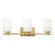 Karlie LED Vanity in Lacquered Brass (13|54623LCB)