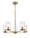 Verlana Five Light Chandelier in Modern Gold (59|2715-MG)