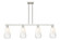 Arcadia Four Light Island Pendant in Brushed Satin Nickel (405|716-4I-SN-G480-6OP)