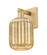 Arcadia One Light Wall Sconce in Brushed Brass (405|716-1W-BB-G460-7ME)