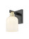 Arcadia One Light Wall Sconce in Black Antique Brass (405|716-1W-BAB-G559-5GWH)