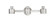 Downtown Urban Three Light Bath Vanity in Satin Nickel (405|467-3W-SN)