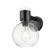 Downtown Urban One Light Wall Sconce in Matte Black (405|464-1W-BK-G464B-7SDY)