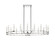Downtown Urban 16 Light Chandelier in Polished Nickel (405|449-16CR-PN)