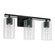 Shelton Three Light Vanity in Matte Black (65|AA1008MB)