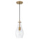 Kier One Light Pendant in Aged Brass (65|AA1006AD)
