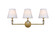 Bethany Three Light Wall Sconce in Satin Gold (173|LD7023W24SG)