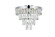 Josephine Six Light Flush Mount in Chrome (173|1060F18C)