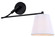 Aspen One Light Wall Sconce in Black (387|IWF1201A01BK)