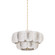Amalfi Eight Light Chandelier in Vintage Gold Leaf (70|6624-VGL)