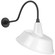 Academy Barn Light LED Barn Light in Matte Black (268|TOB 2802MBK/S4-WHT)