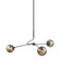 Nyla Three Light Chandelier in True Bronze (428|H1057803-TRB)