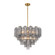 Addis 12 Light Chandelier in Aged Brass (60|ADD-312-AG-SM)