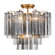 Addis Four Light Semi Flush Mount in Aged Brass (60|ADD-300-AG-SM_CEILING)