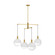 Torian Four Light Chandelier in Burnished Brass (454|SLC1044BBS) Torian Four Light Chandelier in Burnished Brass (454|SLC1044BBS)