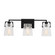 Crofton Three Light Vanity in Midnight Black (454|DJV1033MBKCKG)