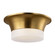 Sina Two Light Flush Mount in Burnished Brass (454|AF1202BBS)