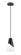 Aimie One Light Pendant in Matte Black (224|828P6-MB)