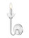 Allistair One Light Wall Sconce in Brushed Nickel (224|352-1S-BN)
