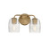 Honey Two Light Wall Sconce in Natural Aged Brass (16|21412CRNAB)