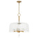 Meriam Five Light Pendant in Brushed Brass (19|893-5-47)