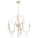 Clasica Five Light Chandelier in Washed Oak (19|685-5-52) Clasica Five Light Chandelier in Washed Oak (19|685-5-52)