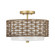 Laila Two Light Semi Flush Mount in Luxe Gold (47|48211)