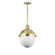 Otis One Light Pendant in Natural Brass (400|16-1118NB)