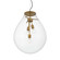Drop Three Light Pendant in Brushed Champagne Brass (62|2088-20P BCB-CLR)