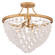 Myra LED Semi-Flush Mount in Distressed Brass (138|FR41593DA) Myra LED Semi-Flush Mount in Distressed Brass (138|FR41593DA)