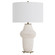 Elara One Light Table Lamp in Ivory Ceramic|Feather White Linen (550|SCH-175734)