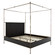 Reese King Bed in Cerused Forest Black|Dark Antique Brass (550|SCH-175598)