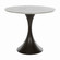 Cortez Bistro Table in White & Gold Flecked Marble|Burnished Bronze (550|SCH-170420)