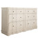 Meredith Dresser in Textured Cerused White|Stained Brass (550|SCH-170245) Meredith Dresser in Textured Cerused White|Stained Brass (550|SCH-170245)