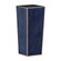 Cecil Drinking Table in Antique Gold/Navy Blue Faux Shagreen (550|SCH-152060)